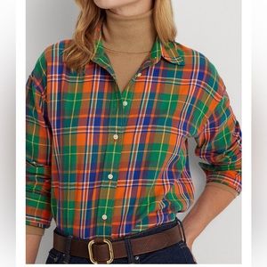 Lauren Ralph Lauren
Women's Plaid Cotton Twill Shirt